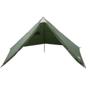 Tente familiale tipi 7 personnes vert imperméable