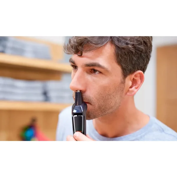 Tondeuse barbe et cheveux 8-en-1 sans fil Multigroom series 3000 - Noir
