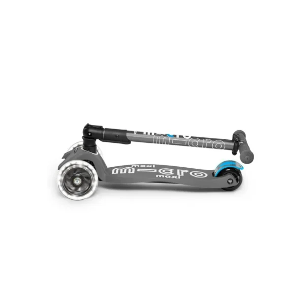 Trottinette Maxi Deluxe Pliable LED - Gris volcan