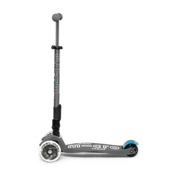 Trottinette Maxi Deluxe Pliable LED - Gris volcan