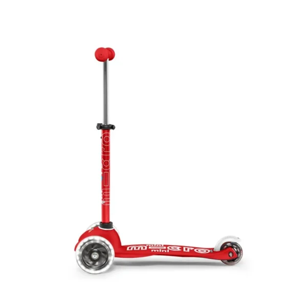 Trottinette Mini Deluxe LED - Rouge