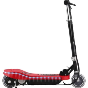 Trottinette électrique avec LED 120 W Rouge