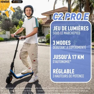 Trottinette électrique enfant C2 Pro E powered by Segway