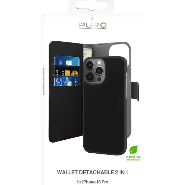 Étui folio pour iPhone 13 Pro - Noir