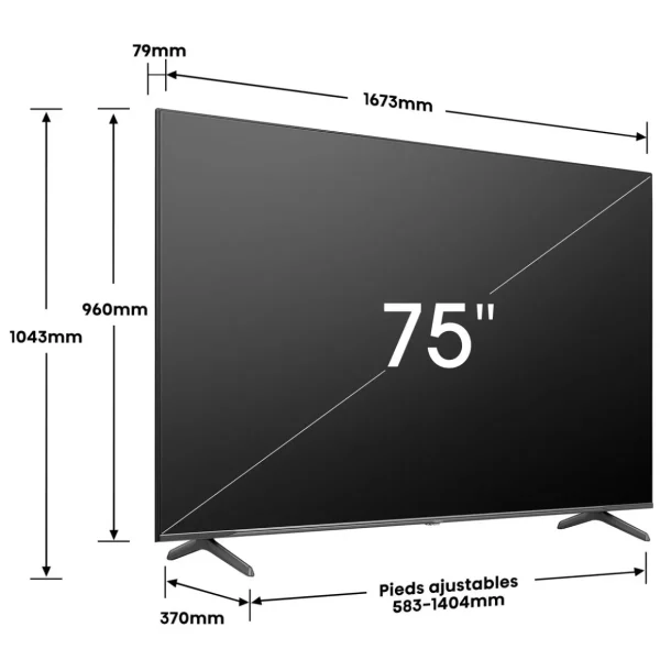 TV QLED 4K 75E7NQ Pro 2024