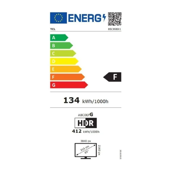 TV QLED MiniLED 85C89B 2024