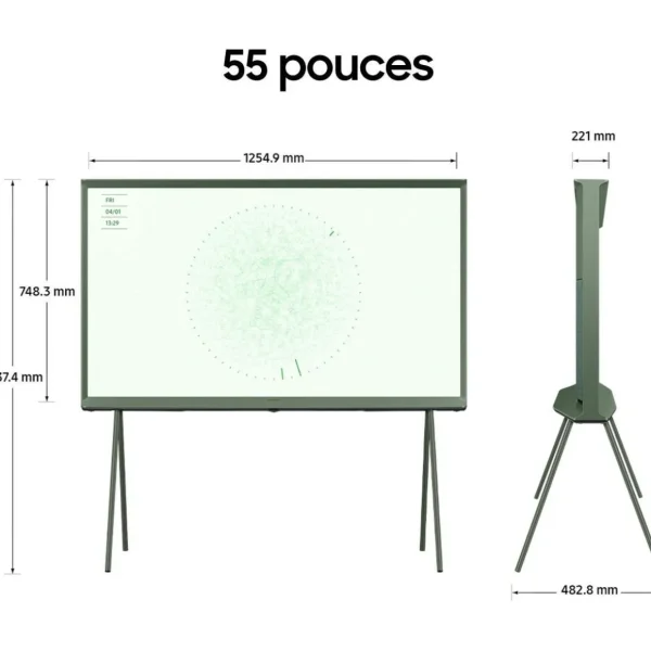 TV QLED The Serif TQ55LS01D Vert 2024