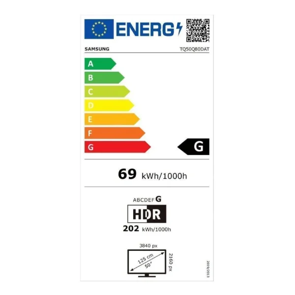 TV QLED TQ50Q80D 4K AI Smart TV 2024