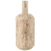 Vase Goutte Motif Mosaïque Nuye 54cm Beige