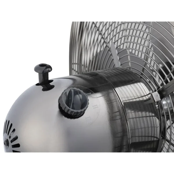 Ventilateur sur trépied 50W Hauteur 125-145Cm Ø45cm 3 vitesses Oscillant Inclinable