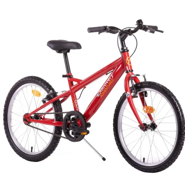 Vélo VTT 20'' Rigide Garçon Discovery Adventures pour enfant de 115 à 130 cm - Frein V brake - Monovitesse