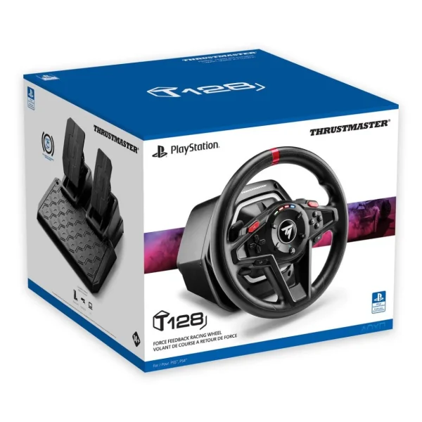 Volant Thrustmaster + Pédalier T128 PS5